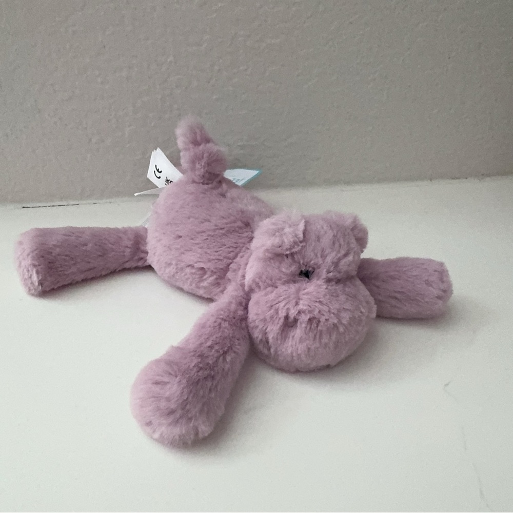 Authentic NWT Jellycat Smudge Hippo Tiny plush toy Retired ONLY ONE Limited